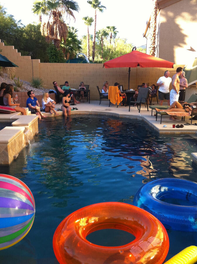 My pool in its heyday, circa 2010.